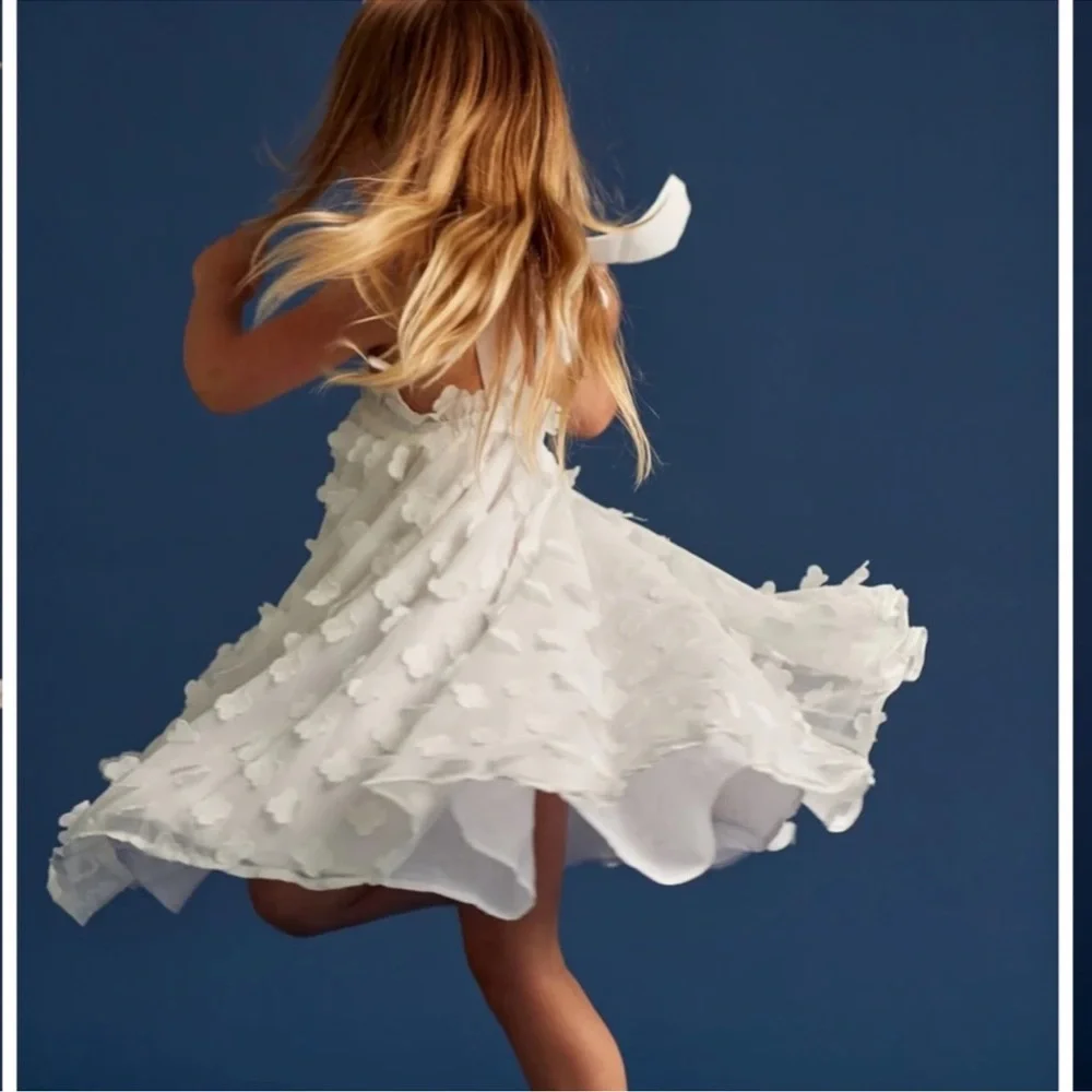 Chloe and Amelie in the meadows dress - rose petal